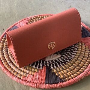 Tory Burch Orange Eyeglass Sunglasses Case